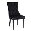 Royal Spisestol – Sort Velour