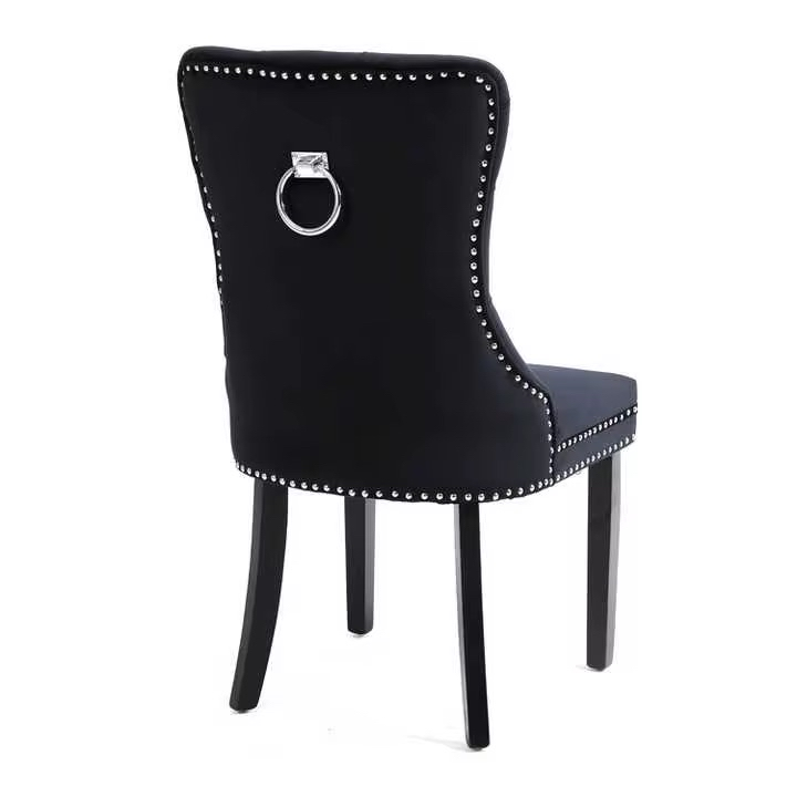 Royal Spisestol – Sort Velour