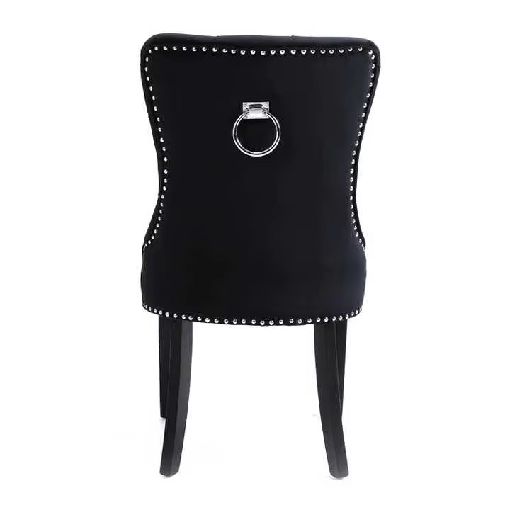 Royal Spisestol – Sort Velour