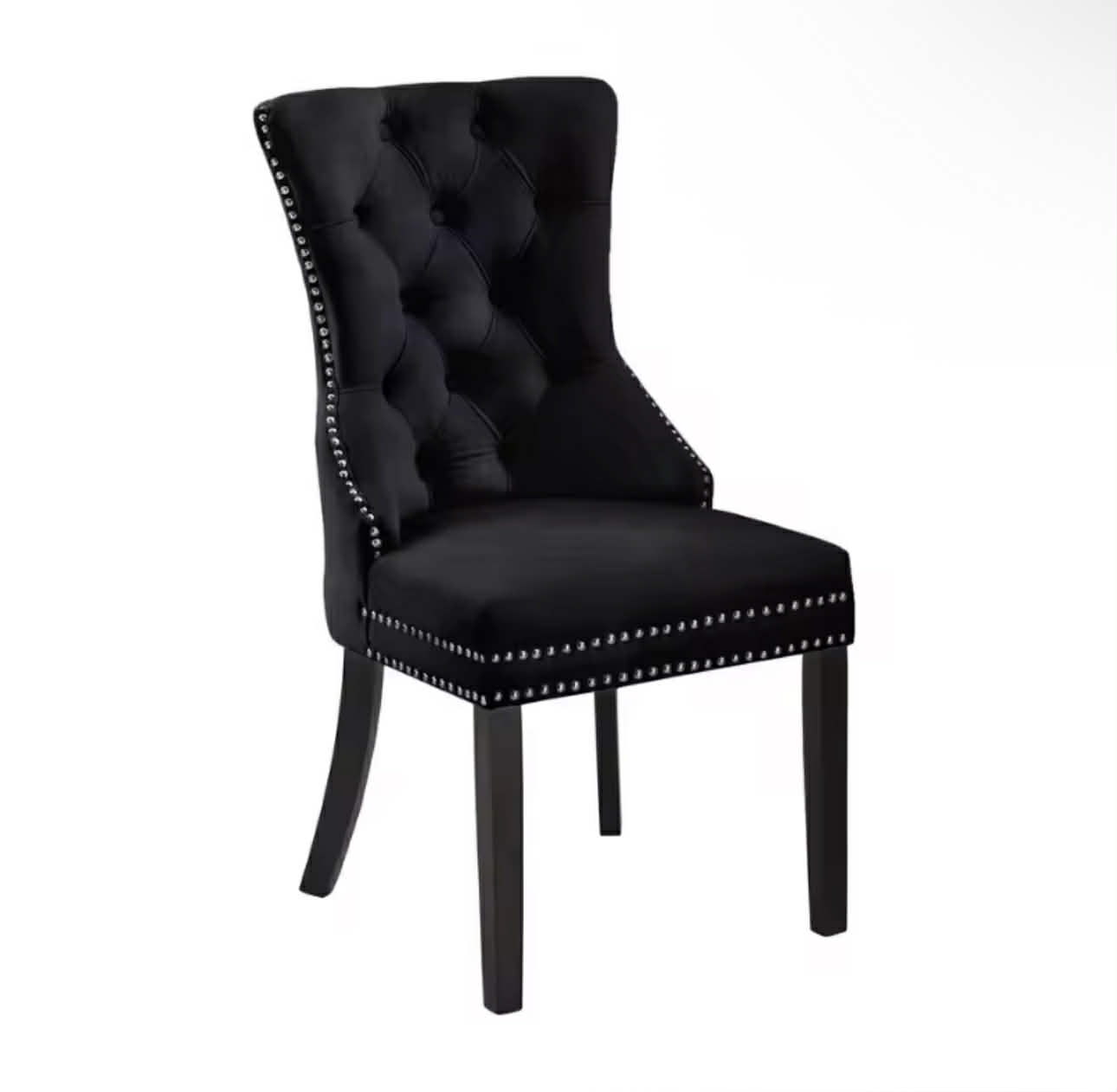 Royal Spisestol – Sort Velour